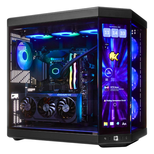 TECHNOID Limited Edition Gaming PC - Intel Core i9 14900K, 32GB Ram, 2TB SSD, RTX 4070 Ti Super, Windows 11 Pro, HYTE Y70 Touch infinite, Black