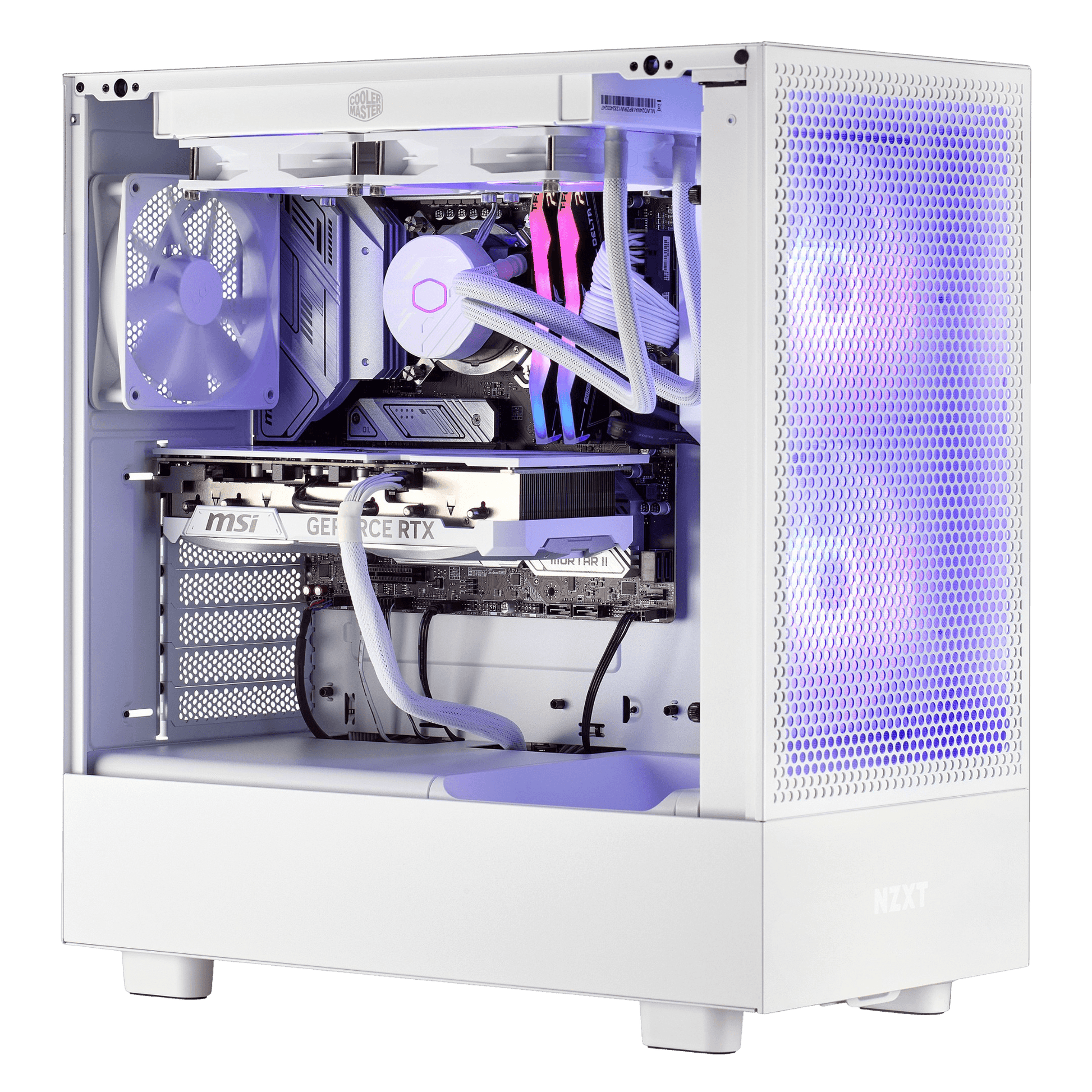 TECHNOID Icy White Gaming PC – AMD Ryzen 7 7800X3D - GeForce RTX 4090 - 32GB DDR5 - 2TB SSD - Win 11 Pro - 3 Years warranty - Technoid US