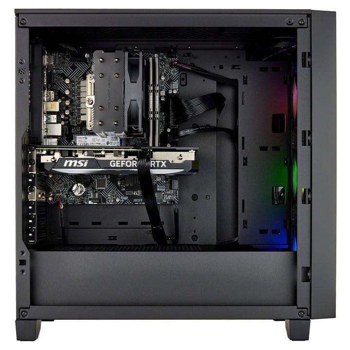 Budget Gaming Pc (Intel i5-14400F - RTX 4070 - 1TB SSD - 32GB RAM - Win 11 H) - Technoid US