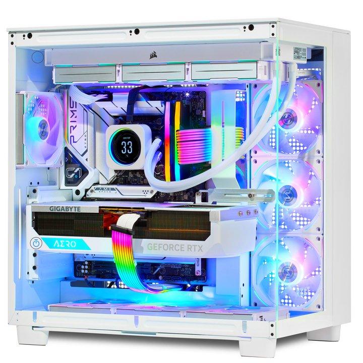 TECHNOID FROZEN Gaming PC - Amd Ryzen 7 7800X3D, 32GB Ram, 2TB SSD, RTX 4070 TI SUPER, Windows 11 Pro - Technoid US