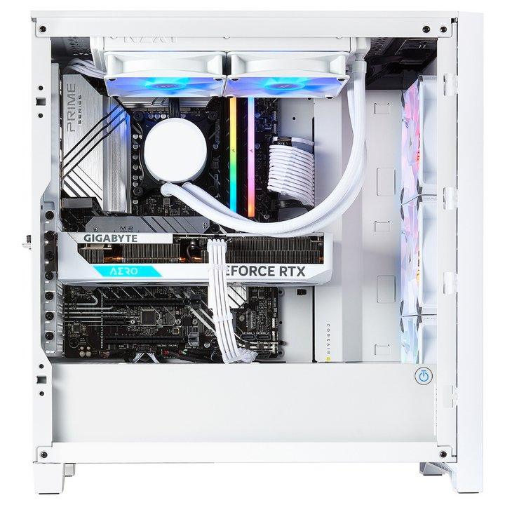 TECHNOID Snow White GAMING PC - Intel i5 13600KF - RTX 4060 Ti - 16GB DDR5 - 1TB SSD - Win 11 PRO - Technoid US